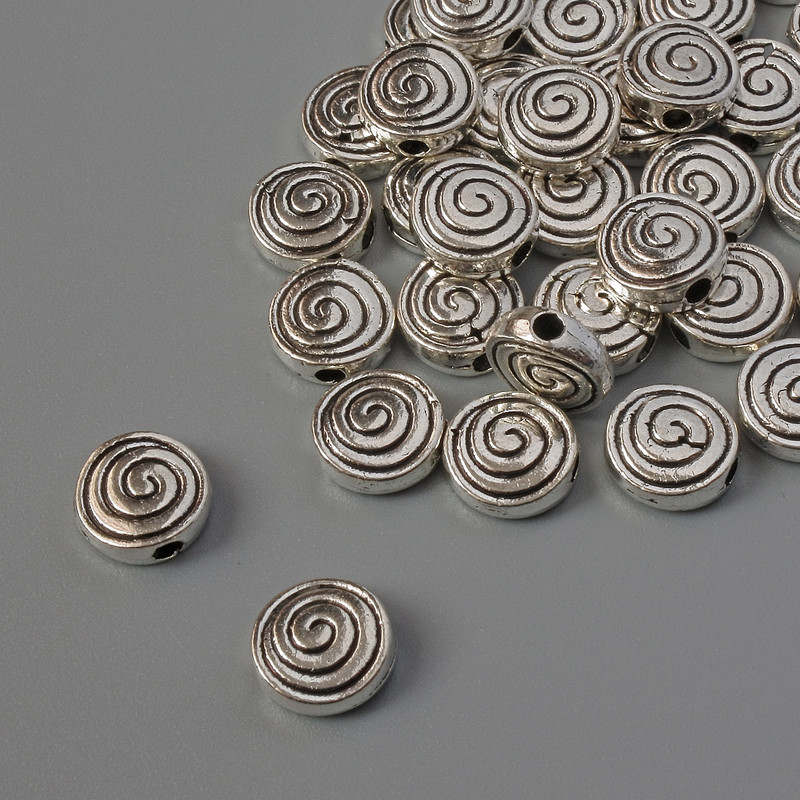 אביזרי חרוז-הכנסה, קוטר 8×3 מ״מ ± פתח חור 1.7 מ״מ ± אריזה 34 יחידות ± 20 גרם