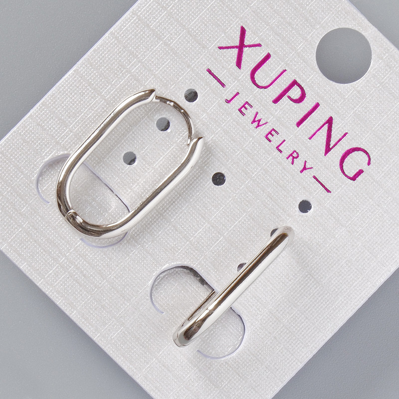 עגילים Xuping, קוטר 20×2 מ״מ ±, רודיום