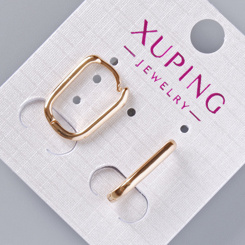 עגילים Xuping, קוטר 17×2, 5 מ״מ+-, ציפוי זהב 18K