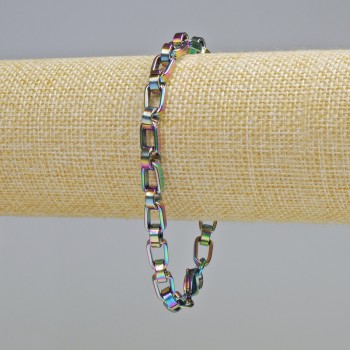 צמיד Xuping עם ציפוי «בנזין» 18K, עובי 6 מ״מ, אורך 22 ס״מ+