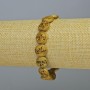 צמיד המטיט «עץ» בגוון זהוב מאט, קוטר 12×4,5 מ״מ, אורך 18 ס״מ +- (מתיחה)