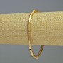 צמיד המטיט בצבע זהב מט, קוטר 13×4 מ״מ, אורך 18 ס״מ +/- אלסטי