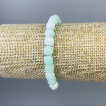 צמיד אנג'לייט בקוביה חרוטה, קוטר 7×7 מ״מ, אורך 18 ס״מ, אלסטי