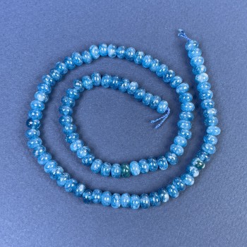 חרוזי אפאטיט רונדל 6×4 מ״מ על חוט