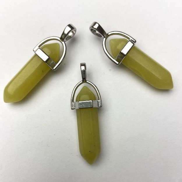 תליון מג'יידייט משושה גביש כדור 8×31×41 mm+