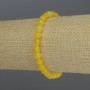 צמיד ציטרין — חרוזים חלקים בקוטר 6 מ״מ, אורך 18 ס״מ, סטרץ'