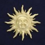 סיכת שמש «שמש» בצבע זהב מט ומתכת זהובה 68 מ״م ± על מגנט