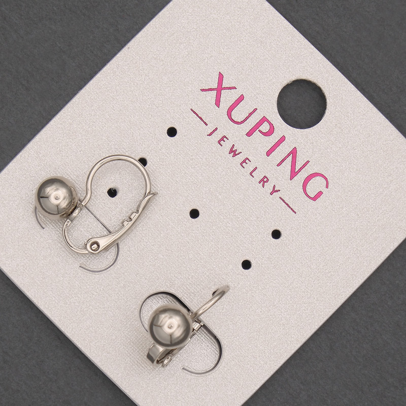 עגילים Xuping 6×15 מ״מ ורודיום
