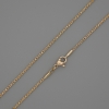 שרשרת Xuping מצופה זהב 18K, עובי 0.5 מ"מ ±, אורך 44 ס"מ+