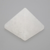 פרמידה מזכרת מאבן טבעית: קריסטל ההרים, אורך 38×38 מ״מ ±, רוחב 33 מ״מ ±