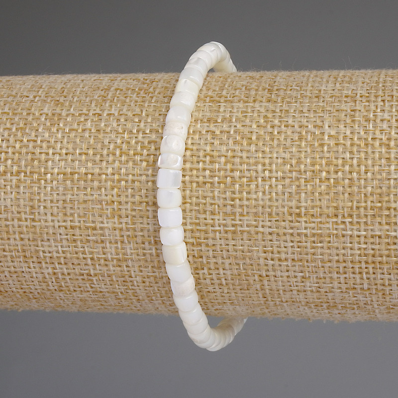 צמיד אם-הפנינה רונדל, קוטר 5×4 מ״מ, אורך 18 ס״מ, אלסטי