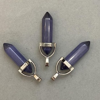 תליון «עין החתול» משושה גביש כדור 8×31×41 מ״מ+