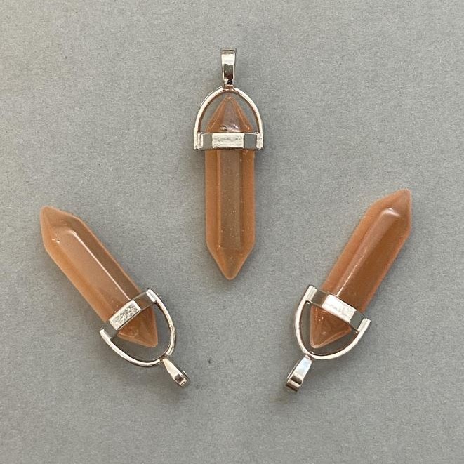 תליון «עין החתול» משושה גביש כדור 8×31×41 מ״מ+