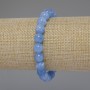 צמיד אקוומרין – כדורי חלקים בקוטר 8.5 מ״מ, אורך 18 ס״מ, אלסטי