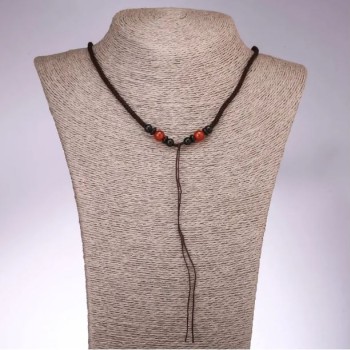 חוט לתכשיטים עם חרוזי סרדוליק, אורך 65 ס״מ