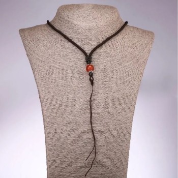 חוט לתכשיטים עם חרוז סרדוליק, אורך 65 ס״מ