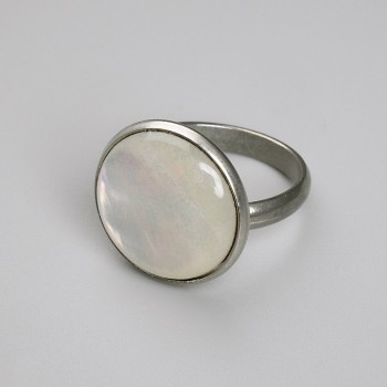 טבעת מפרלאמוטר 22 מ״מ ±, מתכת כסופה