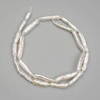 חרוזי פנינים בארוק בגוון «בנזין» 22-21, 5×4-5 מ״מ +-, אורך 39 ס״מ+