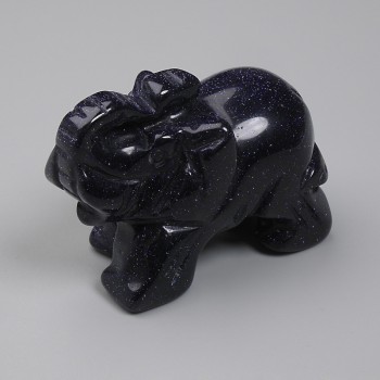 פסל פיל אבנטורין «לילה קהיר» 55×35×26 מ״מ+