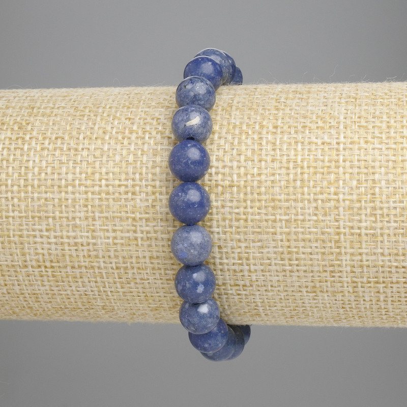 צמיד קורל ספוגי – חרוזים חלקים בקוטר 8 מ״מ, אורך 18 ס״מ, אלסטי