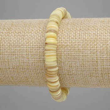 צמיד צדפות סקפארקה רונדל, קוטר 8×1–2 מ״מ, אורך 18 ס״מ, סטרץ