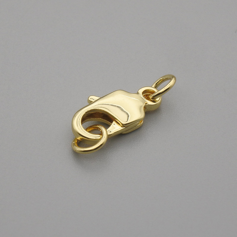 מחיר ליחידה: סוגר קרבינר, קוטר 12.5×5 מ״מ+- צבע מתכת זהב