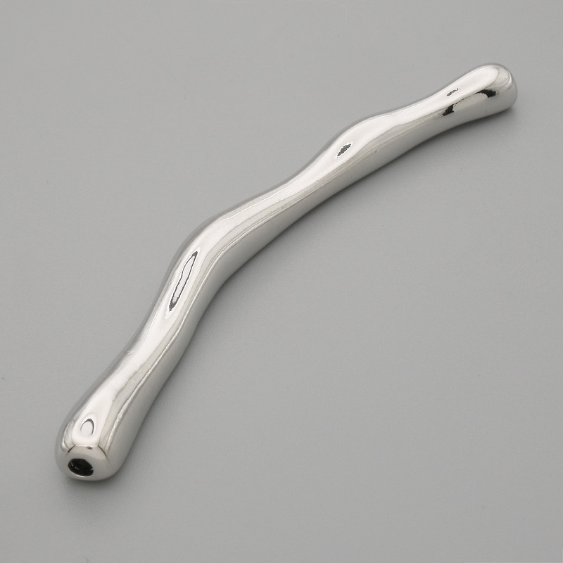 אביזרי תכשיטים חרוז-הכנסה «ענף» כסוף, קוטר 62×5 מ״מ, פתח 1.8 מ״מ± ליחידה