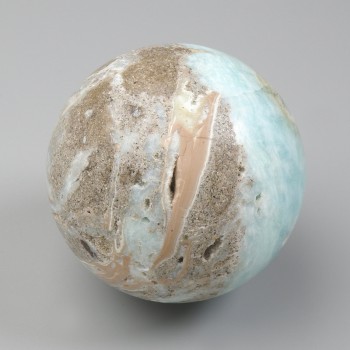 כדור נוי מאבן טבעית לארימאר, קוטר 50–65 מ״מ ±, מידות שונות, משקל מ-165 גרם (מחיר ל-100 גרם)