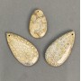 תליון מאלמוג מאובן 40–60×25–30 מ״מ ± מגוון מידות
