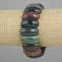 צמיד יאשמה, קישורים חלקים, קוטר 25×11 mm ±, אורך 18 cm ±, על בסיס אלסטי