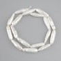חרוזי פנינה בארוק בגוון 'בנזין' 24-2, 5x5, 5-7mm +-, אורך 39cm+