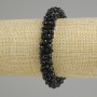 צמיד חבל מקריסטל צ'כי רונדל מגולף 3.5×4 mm ±, אורך 18 cm (אלסטי)
