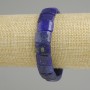 צמיד לפיס לזולי, חוליה, קוטר 14–15×9, 5–10 מ"מ ±, אורך 18 ס"מ (אלסטי)