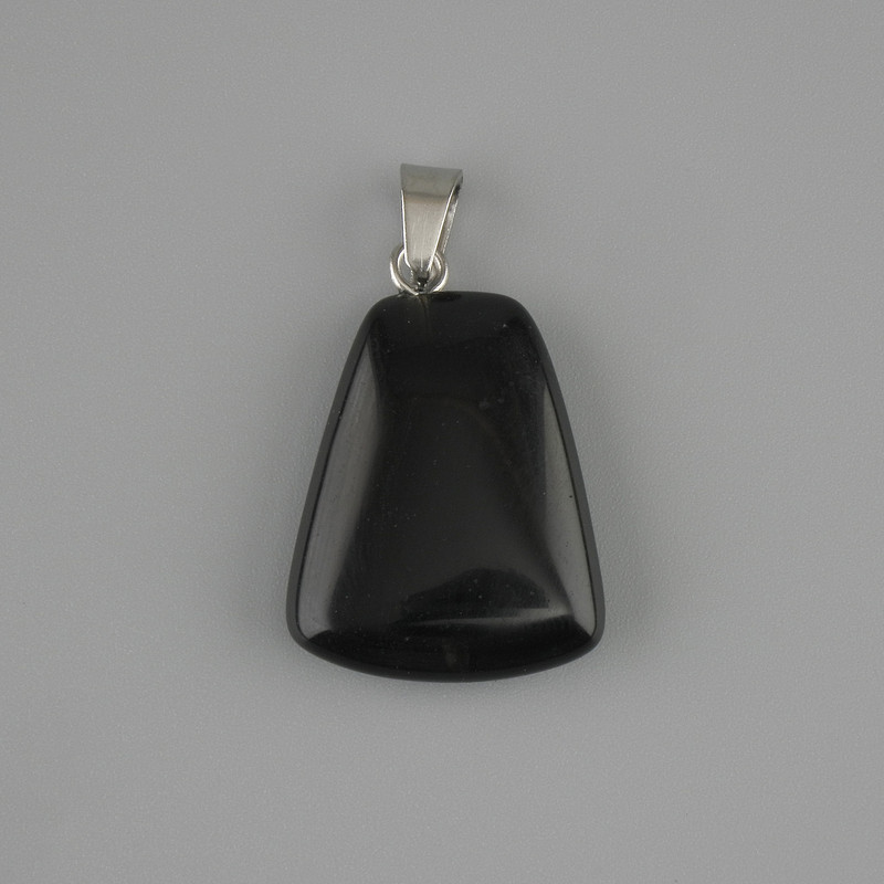 תליון אגת טרפז 17×21 mm ±, אורך 30 mm ±