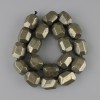 חרוזי פיריט רב-פאות 20–21×15–17 mm ±, אורך 39 cm ± על חוט