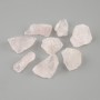 אבן מזכרת לעיצוב פנים גולמית קוורץ ורוד 24-35×11-27 מ"מ ± אריזה 100 גרם (מחיר ל-100 גרם)