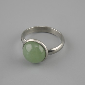 טבעת נפריט 12mm+- ללא מידה, מתכת כסופה