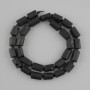 חרוזי טורמלין שורל חתוכים, קוטר 10.5–12×7–7.5 mm ±, חרוזים 3 mm ±, אורך 39 cm ±