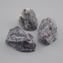 אבן אמטיסט טבעית גולמית, קוטר 42-58×33-36×26-42mm± (מגוון מידות) (מחיר ל-100 גרם)