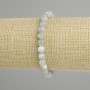 צמיד לברדוריט (מלאכותי) חרוז חלק, קוטר 6mm+-, אורך 18cm+- אלסטי