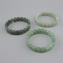צמיד נפריט חוליה חלקה, קוטר 14x10mm+-, אורך 18cm+- אלסטי