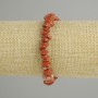 צמיד יאשמה אדומה שבבים, קוטר 6-11×3-5mm±, אורך 18cm± על גומי אלסטי