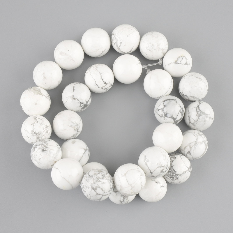 חרוזי קאהולונג, כדור חלק, 14mm ±, אורך 39cm ± על חוט
