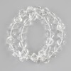 חרוזים קריסטל הררי רב-פנים 12x19-12mm+- אורך 38cm+- על חוט