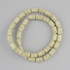 חרוזים לבה וולקנית צילינדר, קוטר 10×6mm± על חוט, אורך 38cm+