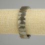 צמיד פיריט מחוסן, לולאות מלבניות 14×10mm ±, אורך 18cm ±, אלסטי