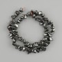 חרוזי המטיט בצורת שבבים, קוטר 5-13, 5x4-8mm+-, אורך 40cm+- על חוט