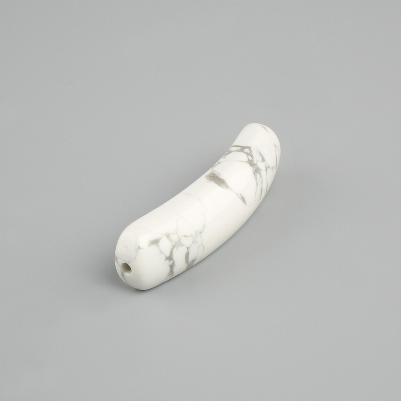 חרוז-שיבוץ קמור (קישור) עם חורים 36×10×6 mm+