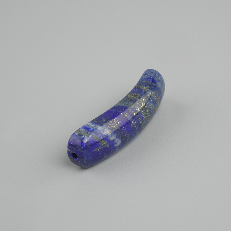 חרוז-שיבוץ לזוריט מעוקל עם חורים 36×10×6 mm+