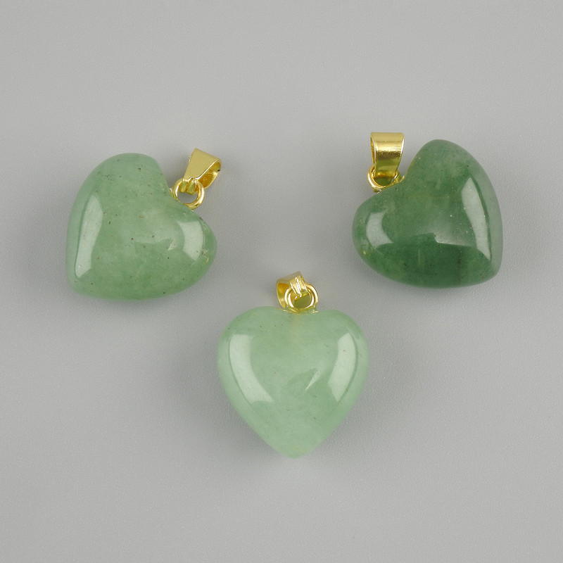 תליון לב נפריט 15×15×23mm+